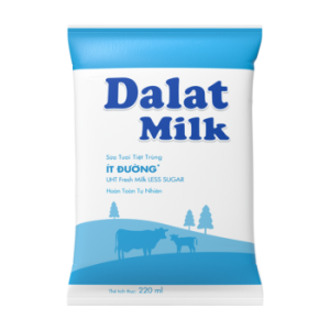 Sữa Tươi Tiệt Trùng Ít Đường 220ml/thùng 48 hộp