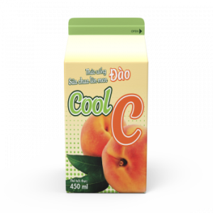 Thức Uống Sữa Chua Lên Men Đào Cool C 450ml