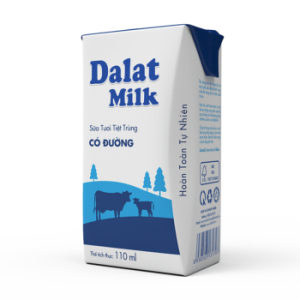 Sữa Tươi Tiệt Trùng Có Đường 110ml/thùng 48 hộp