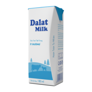 Sữa Tươi Tiệt Trùng Ít Đường 180ml/thùng 48 hộp