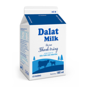 Sữa Tươi Thanh Trùng Có Đường 180ml
