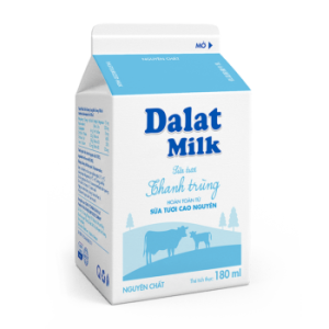 Sữa Tươi Thanh Trùng Nguyên Chất 180ml